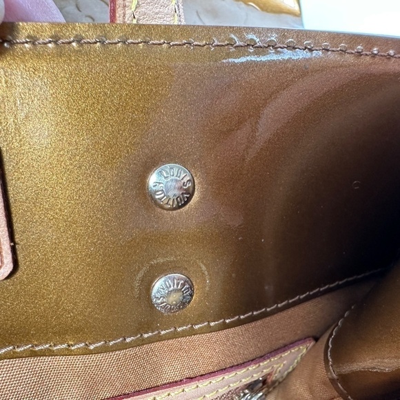 Aunt Louis Vuitton Monogram Vernis Reade MM M91143 Women's Handbag Bronze - Picture 15 of 15